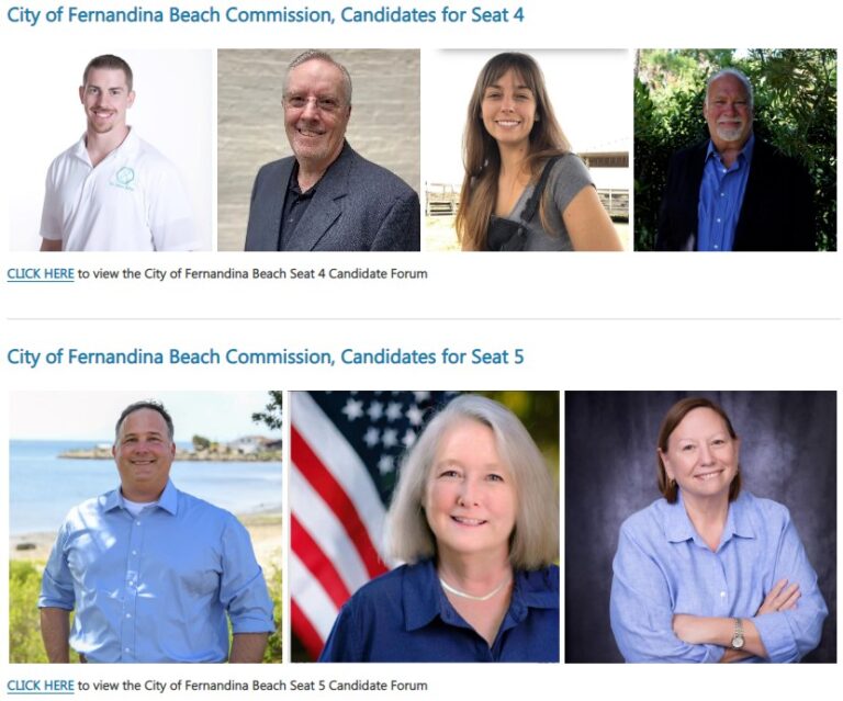 Nassau Chamber of Commerce City Commissioner Candidate Forum Videos Here ….