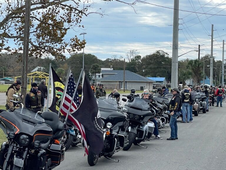 Nam Knights Vets Biker Run Raises $5,000 Each for Nassau Sheriff and F.B. Police Youth Programs