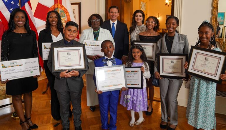 <strong>Governor Ron DeSantis and First Lady Casey DeSantis Host Students and Teachers to Celebrate Black History Month </strong>