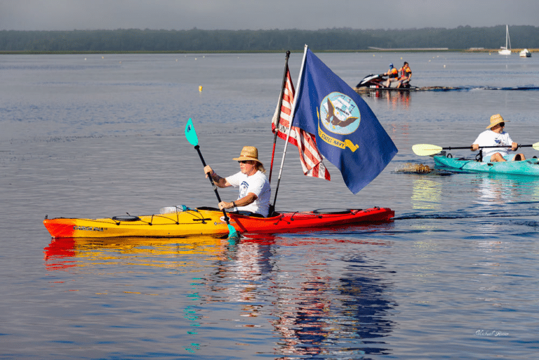 Cross the Line Paddle from GA to FL: a Fine, Fun Charitable Event for Vets