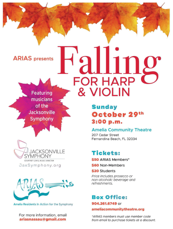 Falling for Harp and Violin 2023