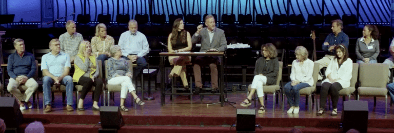 First Baptist Fernandina Group Discussion with Finally Returned Israel Tour Group