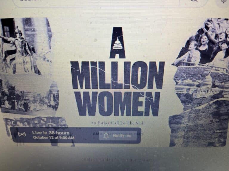 A Million Women To Pray And Fast At The National Mall in D.C.: Esther’s Arising To Break Witchcraft And See America Turn Back To God Faith