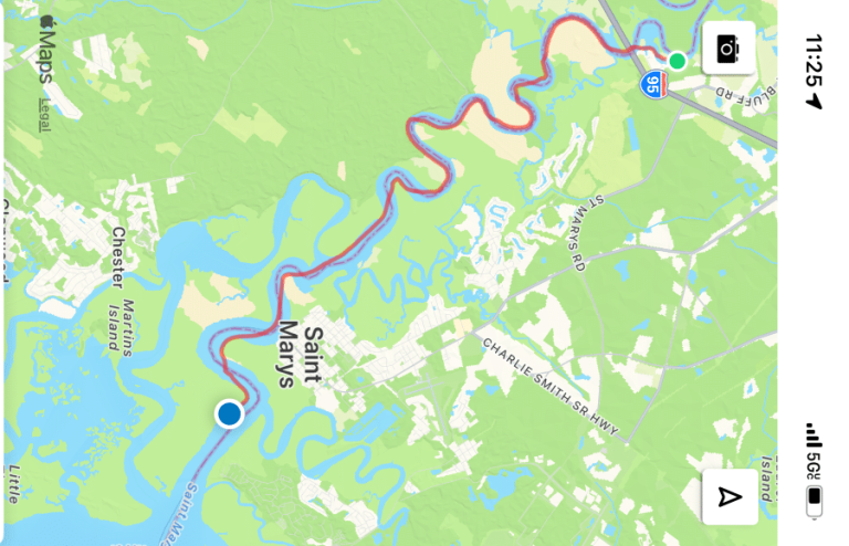 Solo Kayak Trip- I-95 to Amelia Island